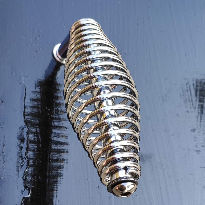 Gooyoou 5" Stainless Spring Handle with 1/2" Steel Rod for