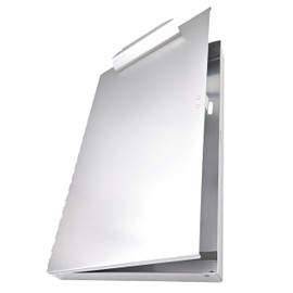 11x17 Clipboard Aluminum Storage Box Featuring a High Capacity Clip