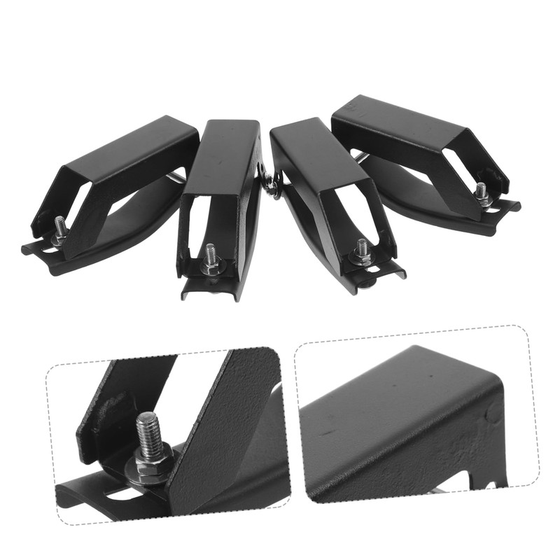 Outanaya 4Pcs Car Roof Rack Clamps Mounting Brackets for Cargo
