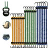 VABESSA - 18 pz Tensores Goma Elastica Ganchos Sujecion Carga