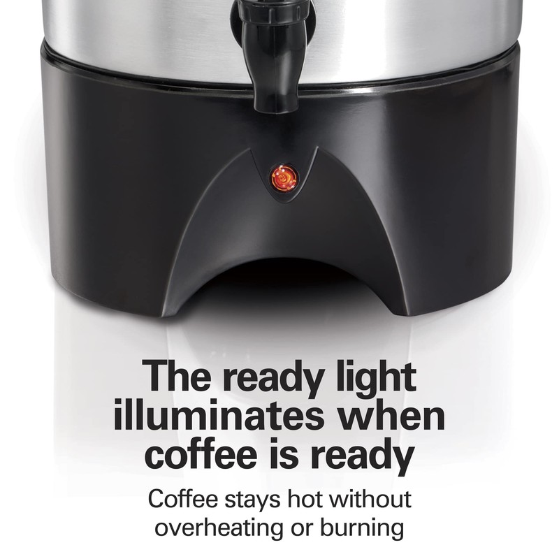 Hamilton Beach 45 Cup Coffee Urn and Hot Beverage Dispenser,