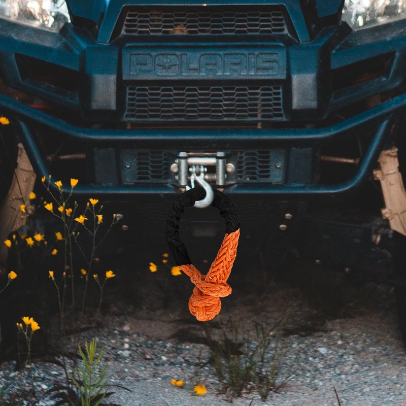 Soft Shackle 1/2,3/8" X 22 Inch (50000/47000LBS) Breaking Strength,Synthetic Soft