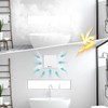 Aigostar Bathroom Fan 100 mm with Quiet Extractor Fan, 90