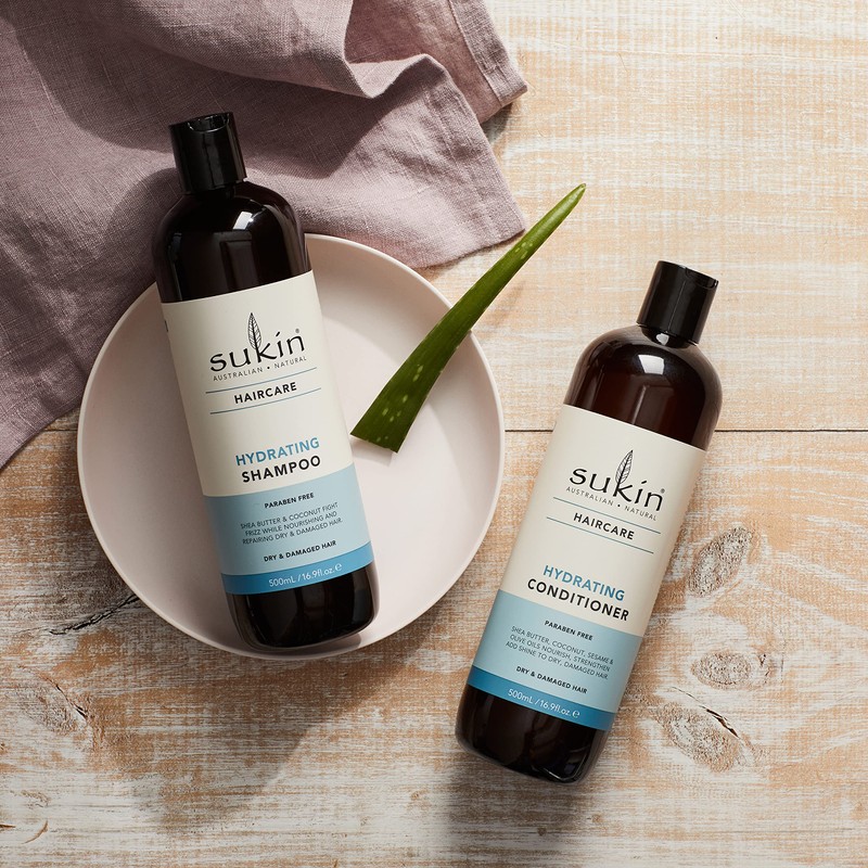 Sukin Natural Hydrating Shampoo, Coconut, 500 millilitre