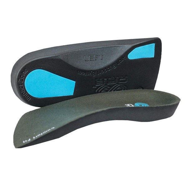 Orthotic ¾ Insoles. High Performance. Comfort Fit. Weak & Fallen Arches. Flat Feet & Plantar Fasciitis. Arch Support. (Small 5-6.5)