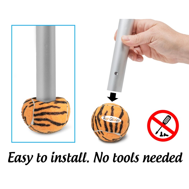 Top Glides Special Edition Pre-Cut Walker Tennis Balls