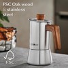 Cosumy Espresso Maker - Moka Pot 4 Cups (200ml) Induction-Safe