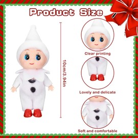 LQTSLFM Pack of 3 Christmas Elf, Christmas Elf Doll Baby, Mini Christmas Elf Doll, Christmas Toy, Secret Santa Doll Gifts for Girls Boys