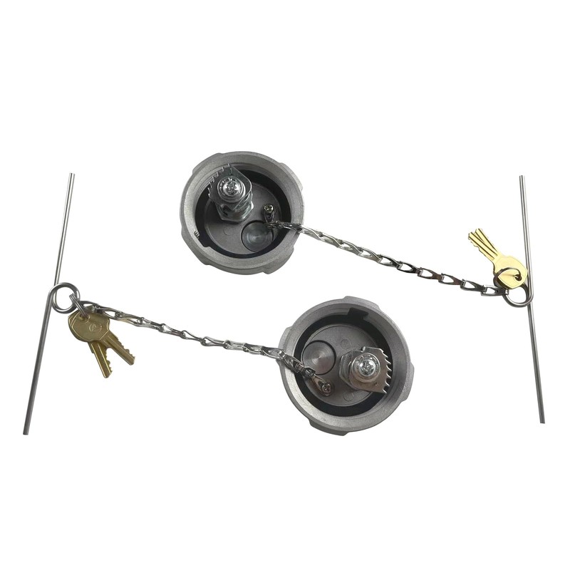 2 1/4" locking diesel fuel cap Compatible with Reefer Trailer,
