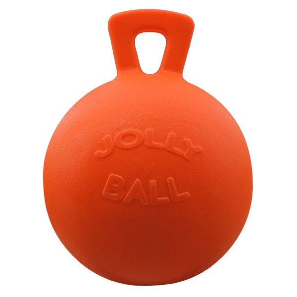Jolly Pets Vanilla Horse Ball, 10", Orange