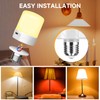 SiJiMingyue Rechargeable Light Bulbs for Non-Hardwired Fixtures, Battery Backup Bulb