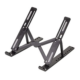 Etsumi VE-2311 PC Stand, Foldable, Lightweight, Black, Compatible Up to 15.6 Inches