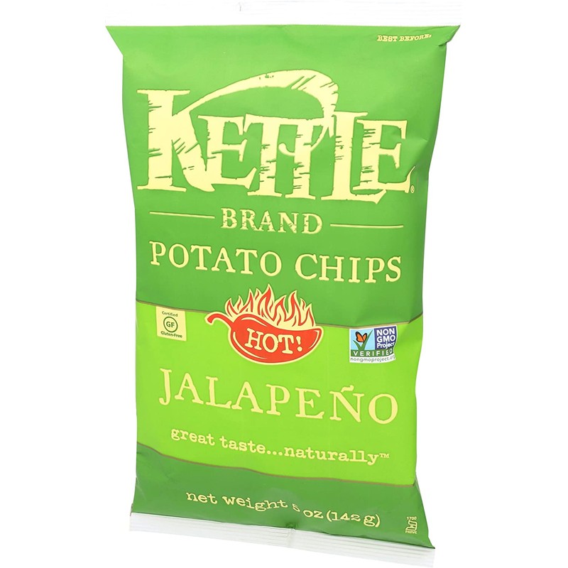 Kettle Foods Chip Potato Nat Jalapeno, 5 oz