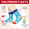 HAPPYPOP Christmas Gifts Stocking Socks for Kids - Santa Gingerbread