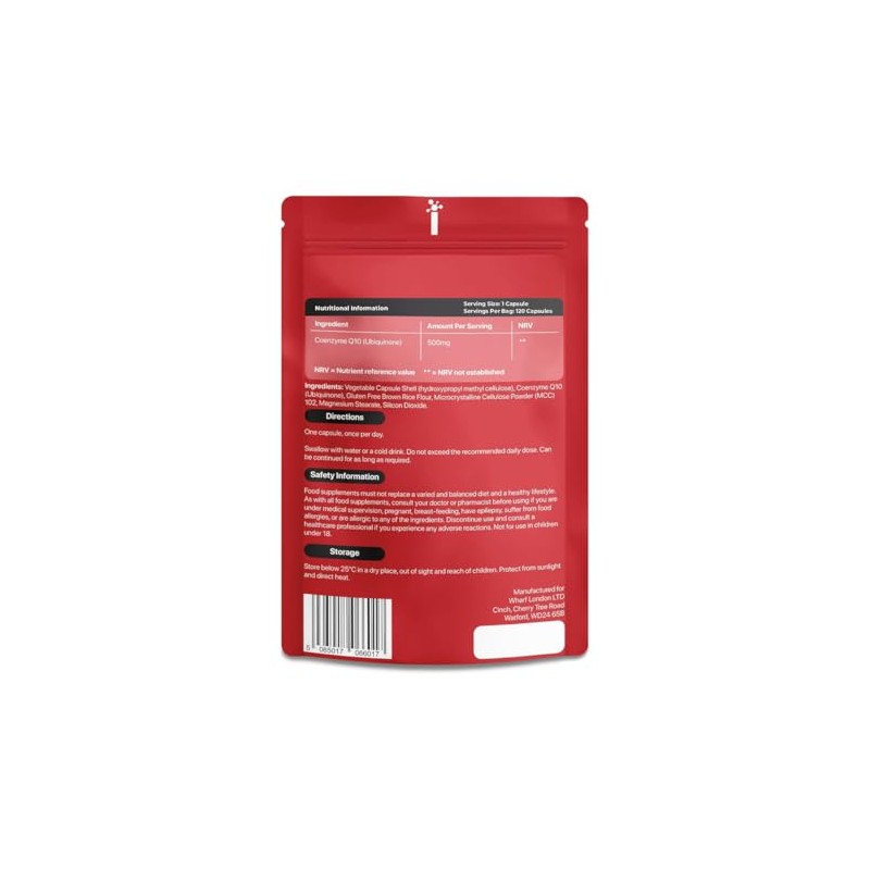 CoQ10 Supplement High Strength 500mg - Q10 Coenzyme by iSupplement
