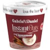Gabriel & Daniel Instant Oatmeal with Organic Ground Cinnamon –