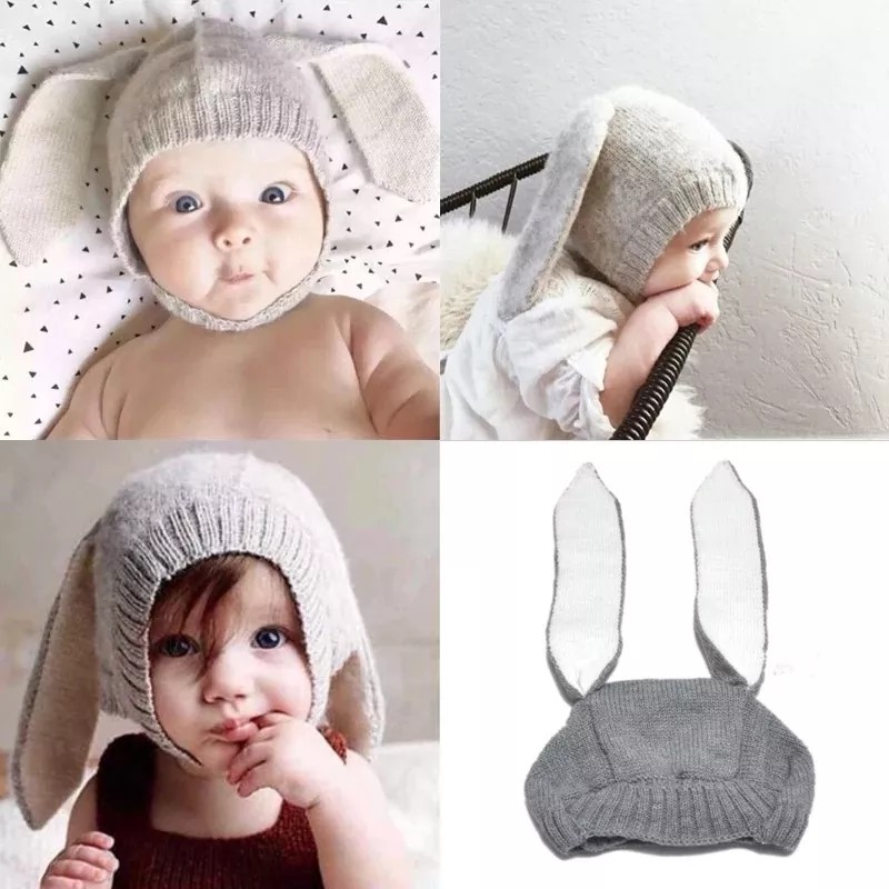 Gorro Bebe Orejas Conejo Niñas Niños 12pz Mayoreo