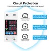 HCOVTXR 110V Smart Circuit Breaker,1~63 Amp Low Voltage Cutoff, AC