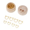 30pcs Stitch Marker Rings Cute Cat Head Shape Crochet Stitch