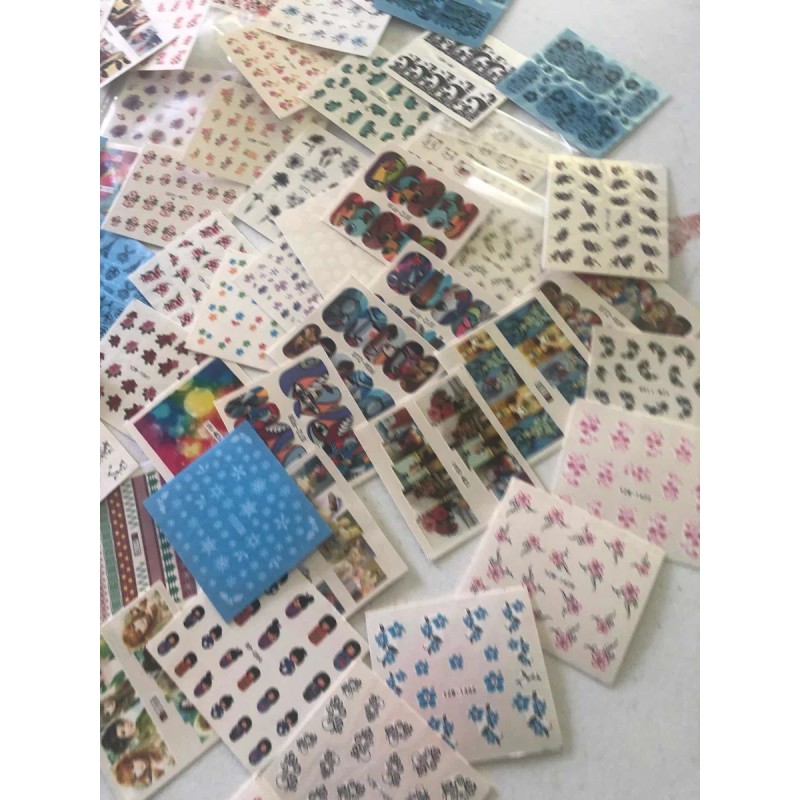 Tatto Uñas 100 Piezas Diferentes Modelos