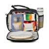Blueangle Black Tornado Lunch Bags for Women&Men, Shoulder Strap Lunch