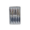 6 couteaux table lame inox
