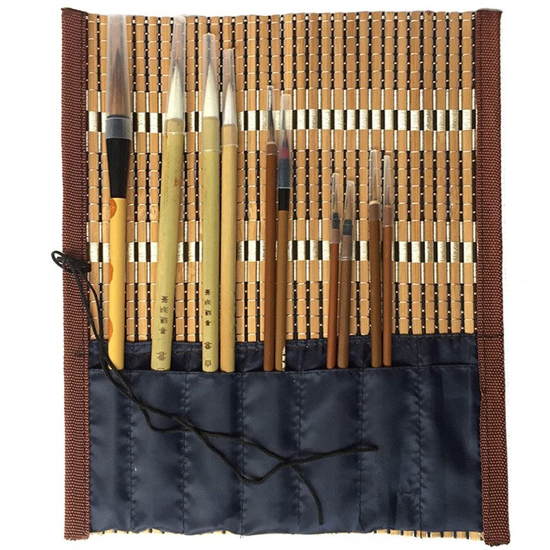 CENPEK 10 Piece Set Excellent Chinese Calligraphy Brush Kanji Japanese