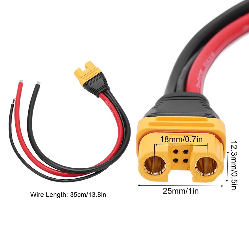 AS150U Female Plug Connector Anti Sparking Silicone Cable Female Plug