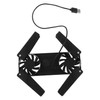Gatuida Cooling Fan Pad for Laptop Slip Cooling Stand with