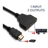 HDMI Male to Dual Female 1 to 2 Way Splitter