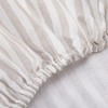 The Linen Yard Hebden Fitted Sheet, Natural, Single