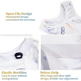 CGLRybO Cat Body After Surgery Anti-Leaking Cat Professional Recovery Suit Dog Cat Clothing After Castration Alternative Surgical Recovery Suit for Abdominal Wounds or Skin Diseases