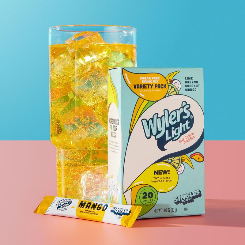Wyler's Light Singles to Go Powder Packets, Water Drink Mix,