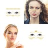 MEZHEN Tattoo Face Tattoos Face Tattoo Sticker Gold Stickers Flash