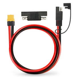 MOOKEERF 10AWG SAE to XT60 Connector Extension Cable 3FT, XT60 Female to SAE Cable With Polarity Reverse Adapter for Portable Power Station Solar Panel Generator