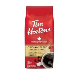 Tim Hortons Original Blend, Medium Roast Ground Coffee, Perfectly Balanced, Alwa