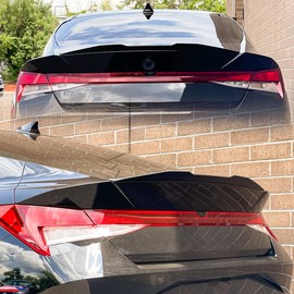 SpoilerKing Duckbill Trunk Spoiler with Center Cut (284VC) Compatible with Hyundai Elantra 2021-present