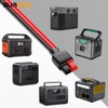 Surieen Anderson Solar Plug to 50A Connector Cable, 10AWG Plug