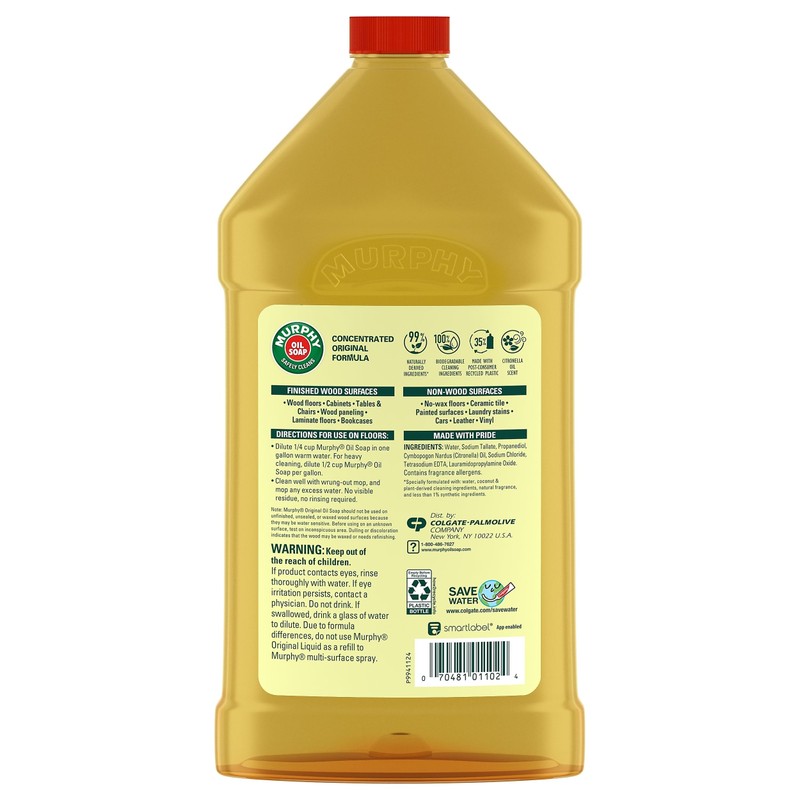 Colgate Murphy Oil Soap 01163 Original Wood Cleaner, Liquid, 32oz