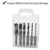Saipor Stubby Drill Bit Set 1/4 Inch Hex Shank Short