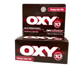 Oxy 10 Anti Barros Y Espinillas Fórmula Color Piel 30g