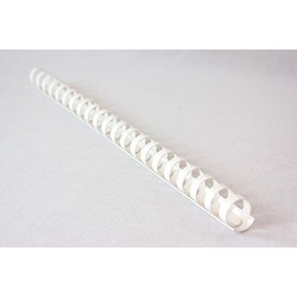 White Binding Combs A4 21 Rings Box 25 (6mm)