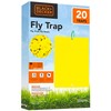 BLACK+DECKER Fruit Fly Trap- Gnat Trap- Indoor Fly Trap & Fly Traps Outdoor- Gnat Traps for House- Dual- Sided Yellow Mosquito Trap, 20 Pack Sticky Traps