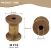 uxcell 30 Pcs Wooden Spool for Craft, 1.2"/30 mm Wooden