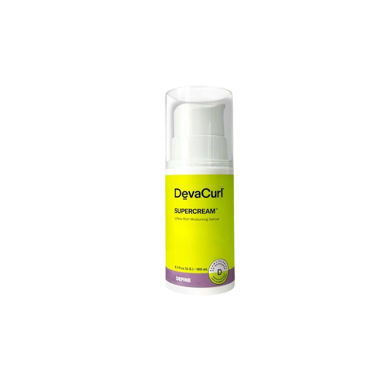 DevaCurl SuperCream Ultra-Rich Moisturizing Definer | Hydra-Definition Blend | Multitasking