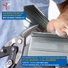 S&R Tin Snips Aviation 250mm, Made of Cr-Mo Steel, for