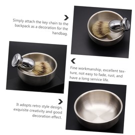 Mikinona Complete Wet Shaving Kit Men Bristle Brush Stainless Steel Soap Bowl Perfect Present for Traditional Shaving Lovers