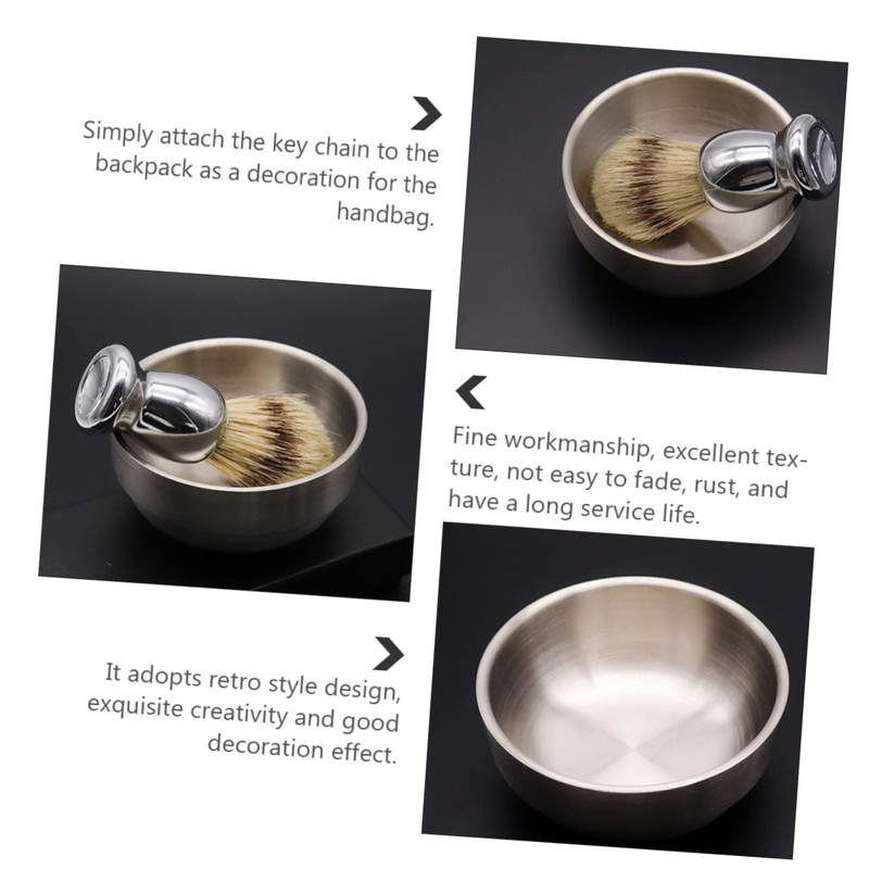 Mikinona Complete Wet Shaving Kit Men Bristle Brush Stainless Steel