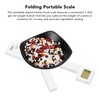 Foldable Digital Kitchen Scale, High Precision Compact Portable Food Scales