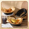 Yalikop 12 Pack Oval Poly Wicker Basket 9 x 6